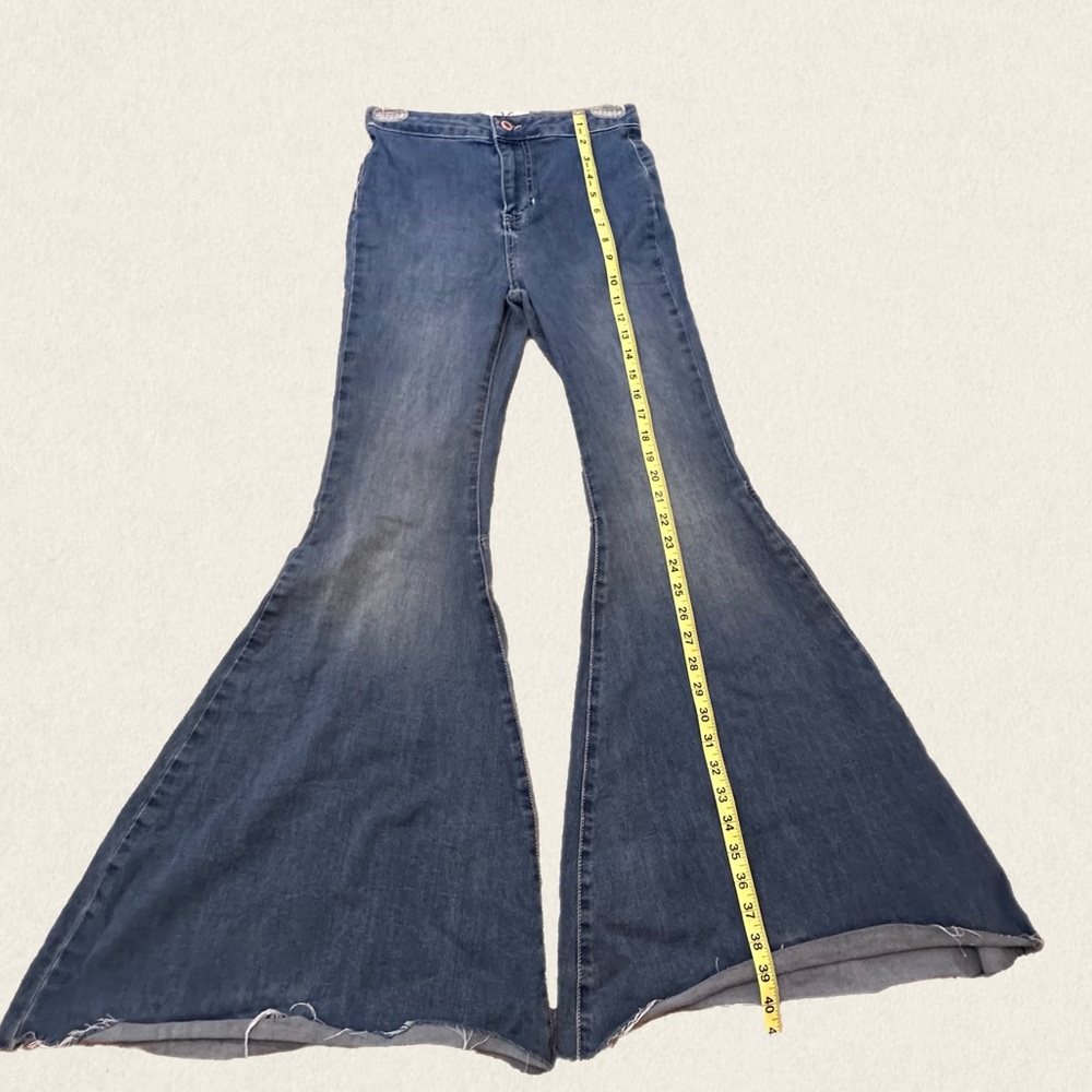 Free People We The Free Just Float High Waist Bellbotton Jeans - Picture 6 of 11